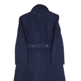 PENDLETON Womens Navy Blue Double Breasted Wool Jacket M Button Closure Tailored