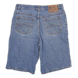 YOUKON Mens Denim Blue Casual Shorts XL W34 Cotton Blend Relaxed Fit Classic
