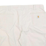 CARHARTT Mens Shorts Beige Cargo 2XL W40 Durable Cotton Blend Workwear