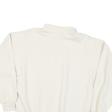 LAWTEX Mens Cream Whistler Canada Half Zip M Cotton Blend Sweatshirt Pullover