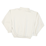 LAWTEX Mens Cream Whistler Canada Half Zip M Cotton Blend Sweatshirt Pullover