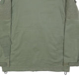 MAS SUF Mens Green Synthetic Zip Jacket S Tactical Military Style Functional