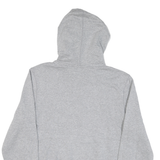CHAMPION Mens Grey & Cream Hoodie S Cotton Blend Pullover Drawstring Casual