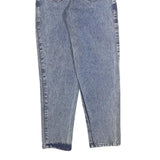 Girls Blue Regular Fit Denim Light Wash Jeans W20 L26 Roller Skate Print