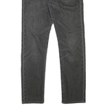 LEVI'S Mens Slim Fit Black Denim Jeans Cotton Blend Zip W30 L29 Classic Stylish