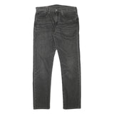 LEVI'S Mens Slim Fit Black Denim Jeans Cotton Blend Zip W30 L29 Classic Stylish