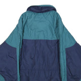COLUMBIA Mens Blue & Teal Outdoor Jacket L Polyamide Blend Windbreaker Zip
