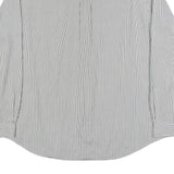 RALPH LAUREN Mens Blue & White Stripe Shirt 2XL Cotton Long Sleeve Button Collar