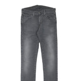 LEVI'S 510 Mens Slim Grey Denim Raw W30 L34 Slim Fit Zip Closing Jeans