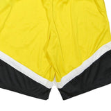 NIKE Mens Yellow Black Casual Shorts M W28 Polyester Sportswear Gym