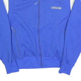 ADIDAS Mens Blue White Zip Up Track Jacket S Polyester Blend Sport Casual