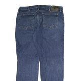 WRANGLER Mens Regular Blue Denim Medium Fit Jeans W38 L30 Classic Cotton Zip
