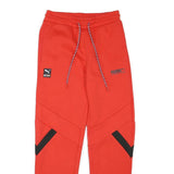 PUMA Mens Joggers Red Slim Tapered S W30 L29 Sportswear Casual Bottoms
