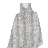 ZIMMERMANN Womens Black & White Snake Print Silk Sleeveless Asymmetric Midi