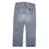 CARHARTT Mens Jeans Blue Regular Straight Denim Rinse W38 L30 Casual Workwear