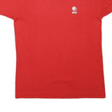 THE BEST Mens Red Graphic T-Shirt L Short Sleeve Crew Neck AT&T Logo