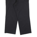 DICKIES Mens Cotton Blend Black Relaxed Straight Trousers W38 L30 Workwear