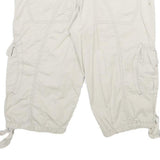 UNION BAY Womens Shorts Beige Cargo Cotton M W32 Casual Pocketed Summer