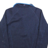 BERGHAUS Mens Navy Blue Plain Polyester Pullover Jumper M Outdoor Casual
