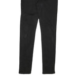 LEVI'S Womens Black Denim Regular Skinny Jeans W28 L31 Classic Zip Fastening