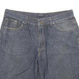MANTARAY Mens Denim Blue Casual Shorts 2XL W36 Classic Fit Cotton Blend