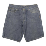 MANTARAY Mens Denim Blue Casual Shorts 2XL W36 Classic Fit Cotton Blend