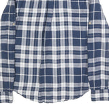 LEVI'S Mens Blue & White Check Shirt M Casual Cotton Blend Long Sleeve