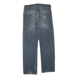 CARHARTT Mens Jeans Blue Regular Straight Denim Medium W34 L32 Workwear