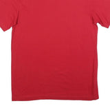 NIKE Mens Red Graphic T-Shirt S Short Sleeve Crew Neck Sports Casual