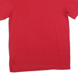 NIKE Mens Red Graphic T-Shirt S Short Sleeve Crew Neck Sports Casual