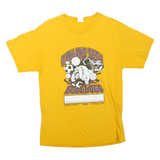 PORT COMPANY Womens Yellow Oakland Tech Bulldogs Graphic T-Shirt M Short Sleeve