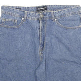DENIMWEAR Mens Shorts Blue Denim XL W33 Classic Cotton Blend Casual Summer