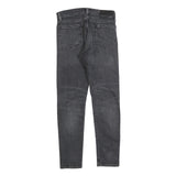 POLO RALPH LAUREN Womens Slim Fit Black Denim Jeans Cotton Blend W30 L30 Stylish
