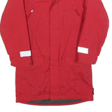 HELLY HANSEN Boys Red Blue Outdoor Jacket 10Y Polyester Zip Reflective Strips
