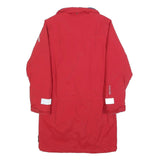 HELLY HANSEN Boys Red Blue Outdoor Jacket 10Y Polyester Zip Reflective Strips