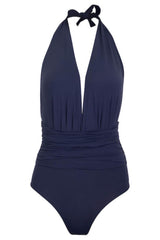 Eva One Piece Swimsuit Navy