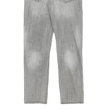 LEVI'S 511 Mens Jeans Grey Slim Denim Medium W31 L30 Slim Fit Zip Closure