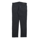 LEVI'S 511 Slim Womens Jeans Black Slim Skinny Denim W34 L29 Zip Cotton Blend