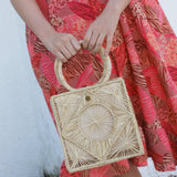 Desert Bag - Straw Bag - Hand Woven Iraca Palm Purse