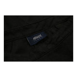 Armani Jeans Wide Leg Shorts - 28W UK 10 Black Polyester Blend