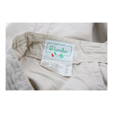 Benetton Shorts - 36W UK 18 Beige Cotton