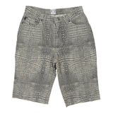 Cavalli Animal print Shorts - 28W UK 8 Green Cotton