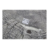 Cavalli Animal print Shorts - 28W UK 8 Green Cotton