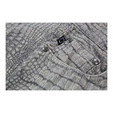 Cavalli Animal print Shorts - 28W UK 8 Green Cotton