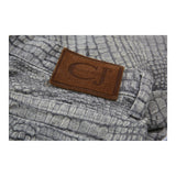 Cavalli Animal print Shorts - 28W UK 8 Green Cotton