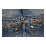 Roberto Cavalli Wide Leg Jeans - 31W UK 14 Blue Cotton