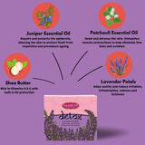 Detox Bath Bomb - Juniper with Lavender Petals