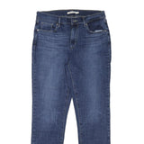 LEVI'S Womens Regular Blue Denim Jeans W29 L29 Zip Closure Stylish Fit