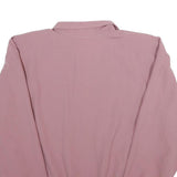 TEDDI SPORT Womens Pink Jacket L Polyester Plain Zip Zip-Up Casual lightweight