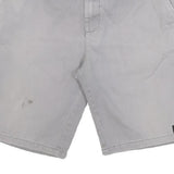 DICKIES Mens Shorts Grey Casual Cotton Blend L W34 Workwear Durable